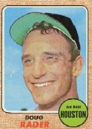 1968 Topps Baseball Cards      332     Doug Rader